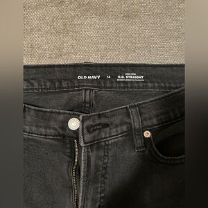 Old Navy Black O.G. Straight Jeans